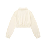 Women Hoodie Long-Sleeved Sweater Women's Autumn Short Top