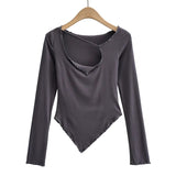Women T-shirt Spring Long Sleeve T-shirt Women's Bottoming Shirt
