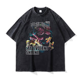 CHOSO T-shirts Hip Hop Vintage Washed Anime