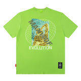 Men T Shirt Hip-Hop Fashionable Brand Vintage Pop Print Summer Short Sleeve T-shirt Men