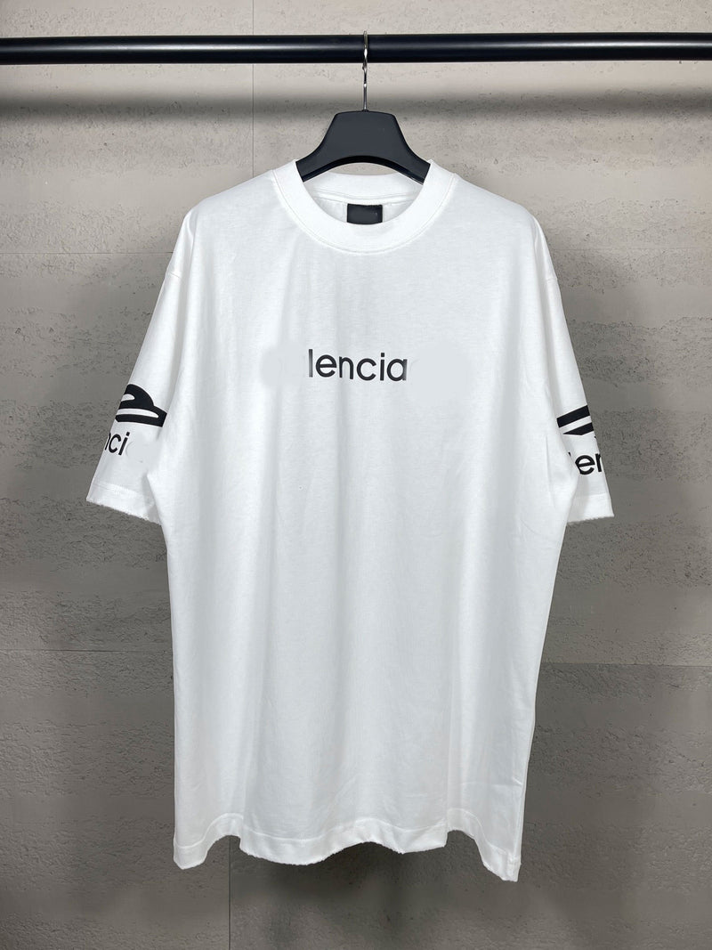 Men T-shirts Summer Paris LOGO Skiing Short Sleeve T-Shirt Loose Casual