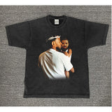Kendrick Lamar T Shirts Bad Fun Rap Doing Old Vintage Short Sleeves