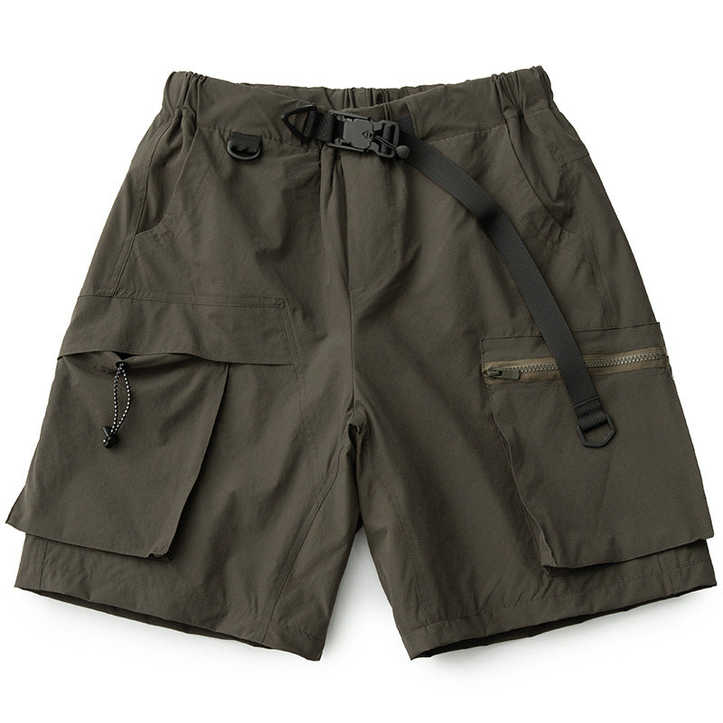Men Sweatpants Vintage Shorts Men's Functional Shorts Summer Capris