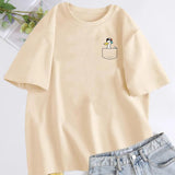 Pocket Subaru Duck T-shirt for Women Men Funny Graphic