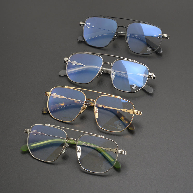 CHH Chrome Hearts Glasses Polygon Ultra Light Eyewear Frame