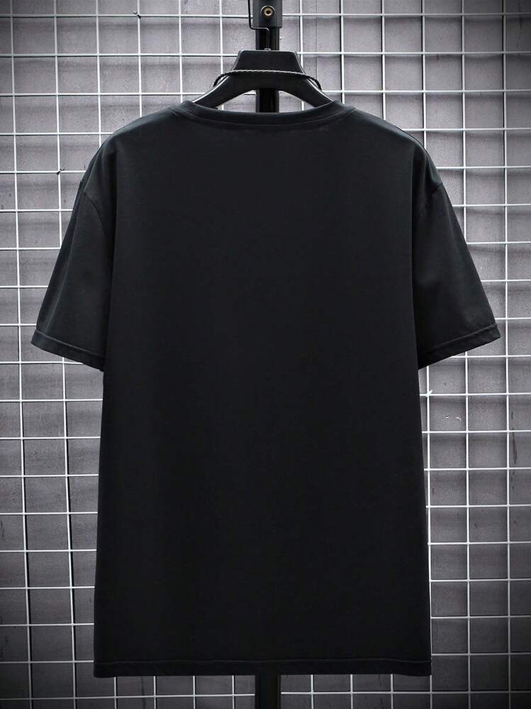 Men Summer Casual Oversized Short Sleeve T-Shirt