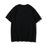 Bathing Ape T Shirt Summer Cartoon Anime Loose Black Casual Short Sleeve T-shirt