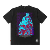 Men T Shirt Printed T-shirt Male and Female Personality Fashion Brand Short Sleeve Hip Hop