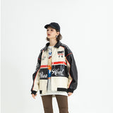 Varsity Jacket Vintage Men's Retro Baseball Uniform Loose