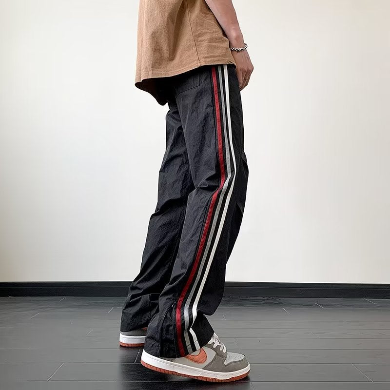 Men Sweatpants Pants Men's Summer Fashion Brand Pu Shuai Wide-Leg Casual Pants