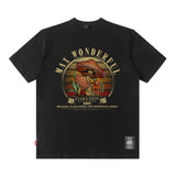 Men T Shirt Personalized Printed Short-Sleeved T-shirt Men and Women Ins Couple Loose Casual