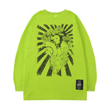 Men Long Sleeve Shirt Letter Printed Long Sleeve T-shirt Men Loose All-Matching Base Casual