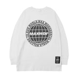 Men Long Sleeve Shirt round Neck Long Sleeve T-shirt Men and Women Street Hip Hop Preppy Style