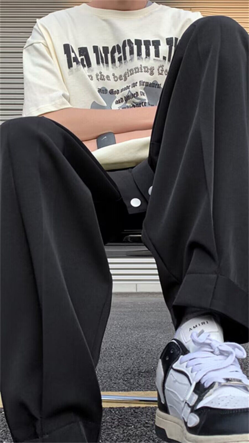 Men Sweatpants Men's Korean-Style Trendy Summer Loose Sports