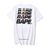 Bathing Ape T Shirt Summer Letter Print Short-Sleeve T-shirt