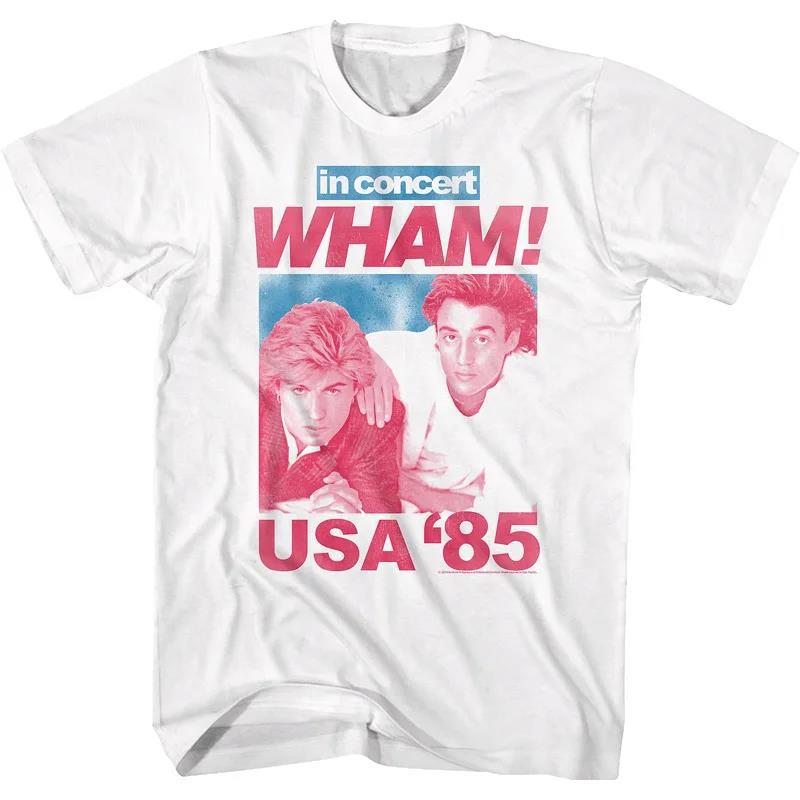 Wham band George Michael Rock Vintage Heavy Cotton Men's Wom