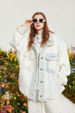 Unisex Jacket Autumn Punk Denim Coat Women's Clothing