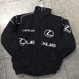 F1 Racing Suit Racing Suit Preppy Style Retro Style Autumn and Winter Wear Coat Cotton-Padded Casual Coat Embroidery
