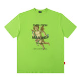Men T Shirt Summer Cartoon Short Sleeve T-shirt