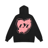 Men Hoodie Vintage Long Sleeve Loose Hooded Pullover Top Spring and Autumn