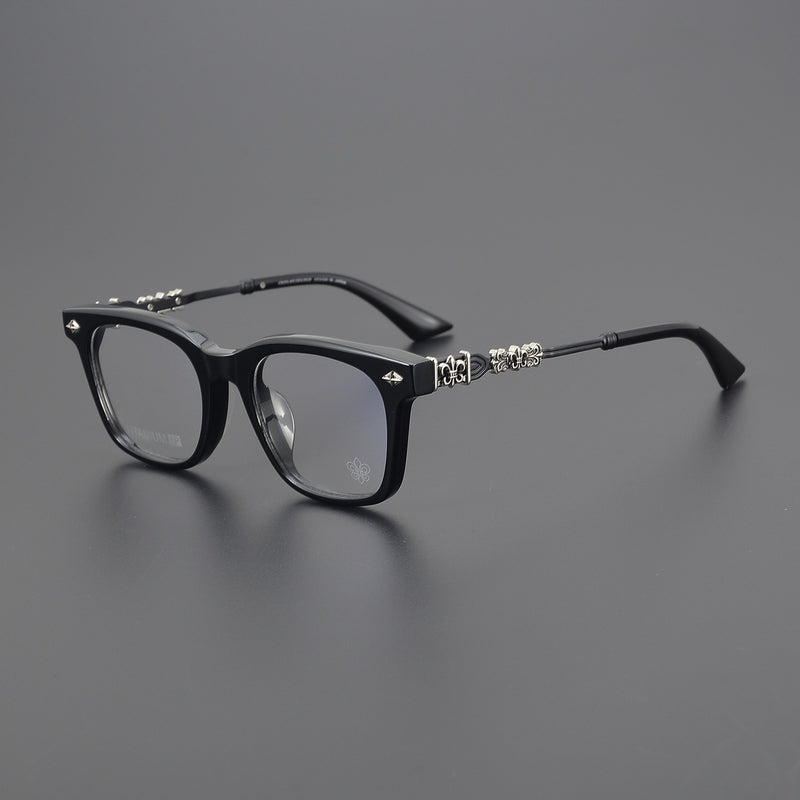 CHH Chrome Hearts Glasses Pure Titanium Temple Punk Wind Myopia Glasses Frame