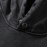Men Hoodie Washed and Worn Hooded Sweater Men's Ins Loose Hoodie