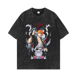 Cus shirt anime one piece Graphic Vintage Tee Shirt Anime