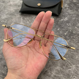 CHH Chrome Hearts Glasses Pure Titanium Ultra Light Toad Mirror Myopia Glasses Frame