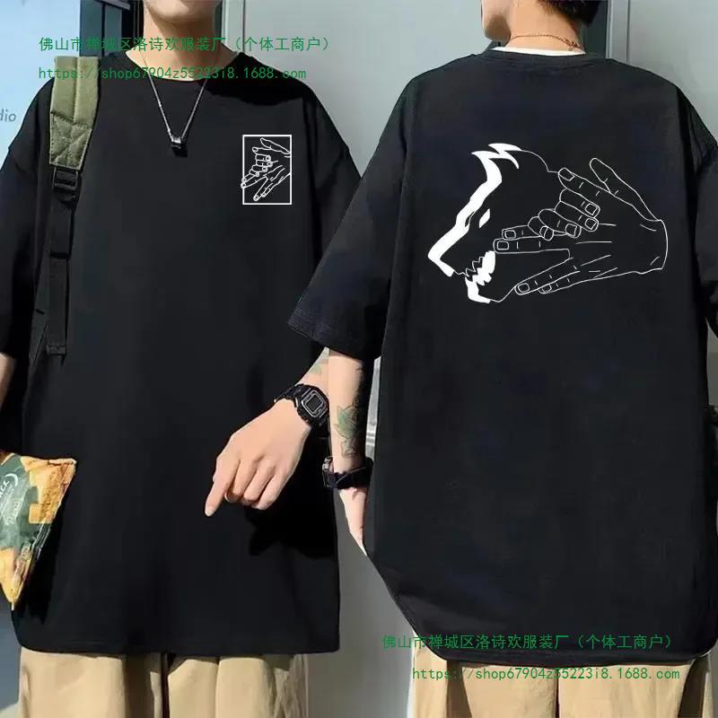 Summer Loose Harajuku Cotton Short Sleeve Japanese Anime