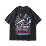 Men T Shirt Portrait Short Sleeve T-shirt Men and Women Street Couple Loose