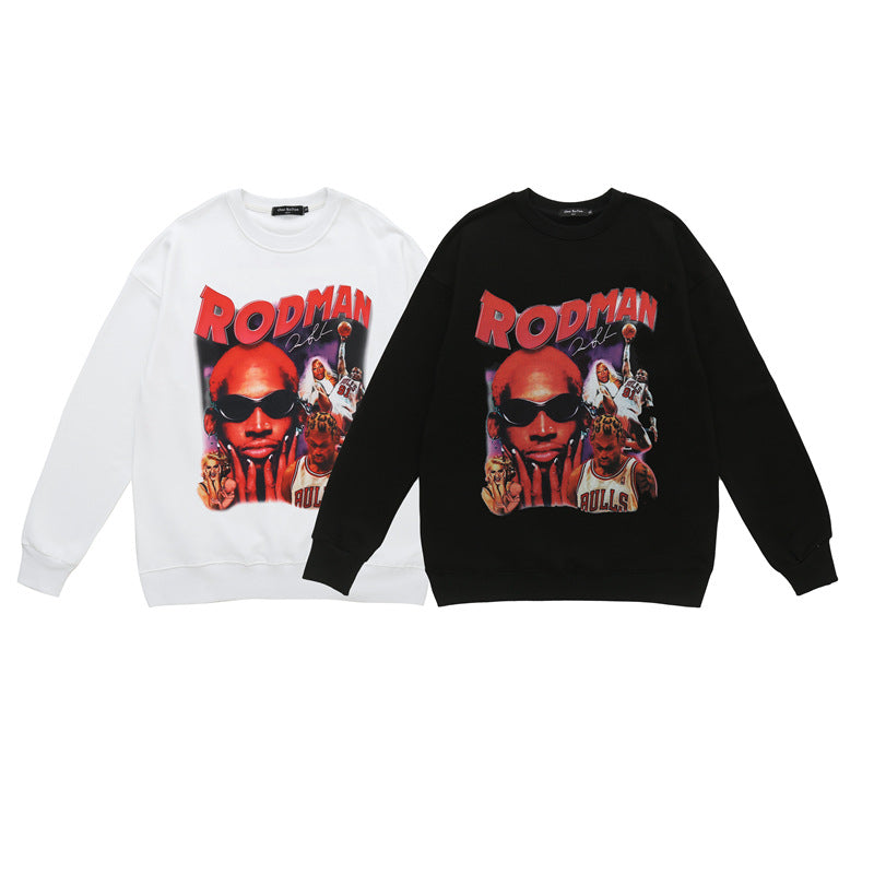 Men Long Sleeve Shirt Men and Women Hiphop Couple Hip Hop Retro Ins Top