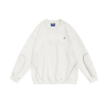 Unisex Hoodie All-Match Top Loose Crew Neck Sweater Coat Men