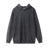Men Hoodie Washed and Worn Hooded Sweater Men's Ins Loose Hoodie