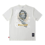 Men T Shirt Printed Short-Sleeved T-shirt Boys Casual Loose