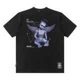 Men T Shirt Men's Short-Sleeved T-shirt Astronaut Astronaut Loose Short Sleeve