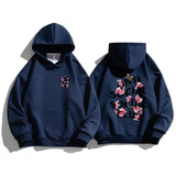 ANTI letter trendy women's cotton hoodie oversized