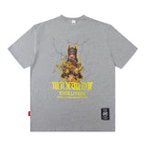Men T Shirt Printed Fashion Brand Short Sleeve T-shirt Men's and Women's Hip Hop Loose Top