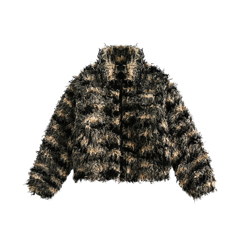 Unisex Jacket Winter Rabbit Fur Tassel Short Fur