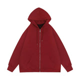 Men Hoodie Spring and Autumn Hooded Cardigan Sweater Zipper Jacket Casual Hoodie