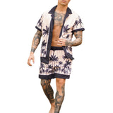 Men Co-Ords Summer Beach Suit Men's Casual Shirt Shorts