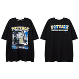 Men T Shirt Vintage Cute Short Sleeve T-shirt Men and Women Ins Style Country