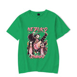 Hot Anime Kamado Nezuko Print T-shirt Women Summer