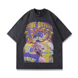 Men T Shirt Hip Hop Star Portrait Printing Short Sleeve T-shirt Men and Women