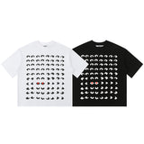 House Of Errors T-Shirt Eye of Truth Printed Short Sleeve Casual Loose T-Shirt