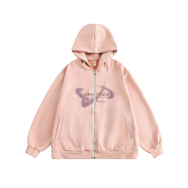 Unisex Jacket Autumn Deerskin Printed Cardigan Jacket