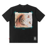 Men T Shirt Printed Short-Sleeved T-shirt Men's Street Idle Style Couple Casual