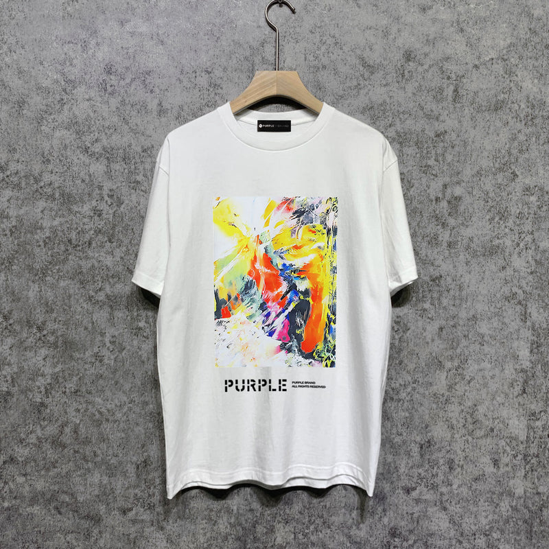 Purple Brand T Shirt Short Sleeve T-shirt Blouse