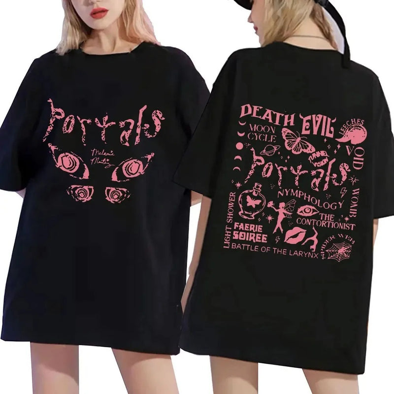 Singer Melanie Martinez Portals Music Album Print T-shirt