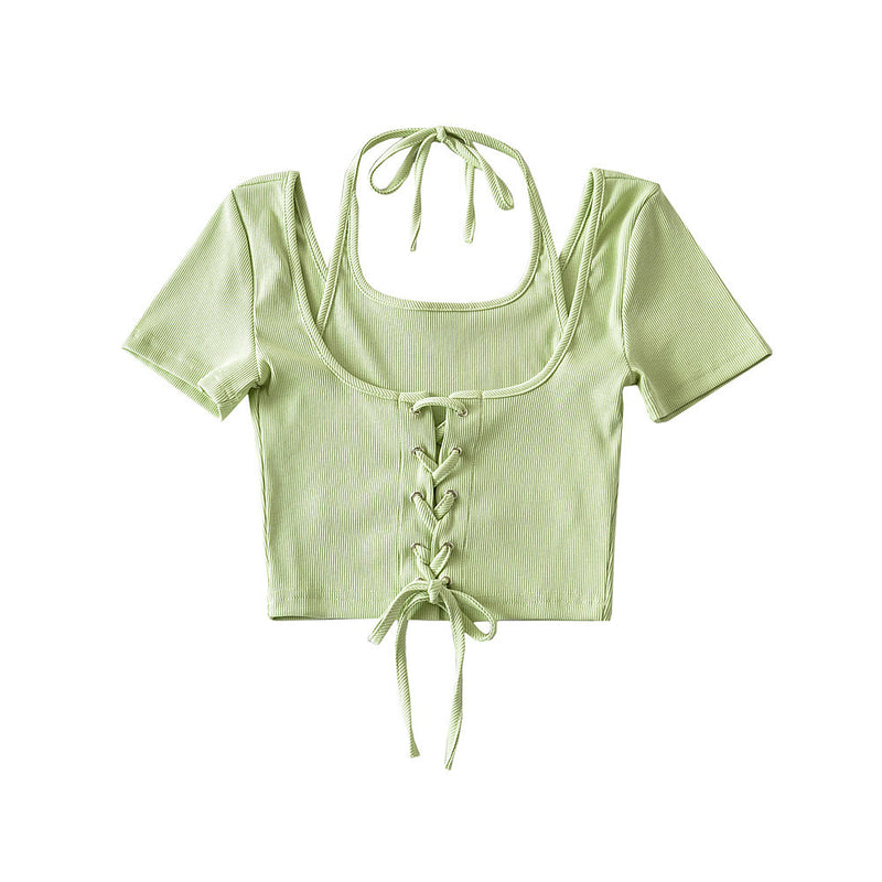 Women's T-Shirt Short-Sleeved T-shirt Women's Summer Slimming Top