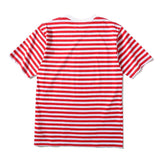 Bathing Ape T Shirt Striped Ape Head Letter Print Short-Sleeve T-shirt